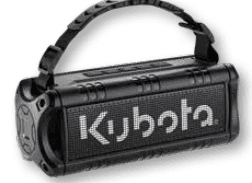 77700-12846 Portable Water-Resistant Bluetooth Speaker & Mounting Clamps