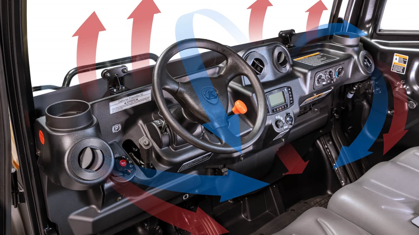 Year-Round Comfort in a Premium HVAC Cab