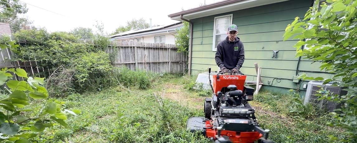 Kubota Partners with SB Mowing to Tackle Tough Overgrown Properties and Support Philanthropic Community Clean Up Efforts