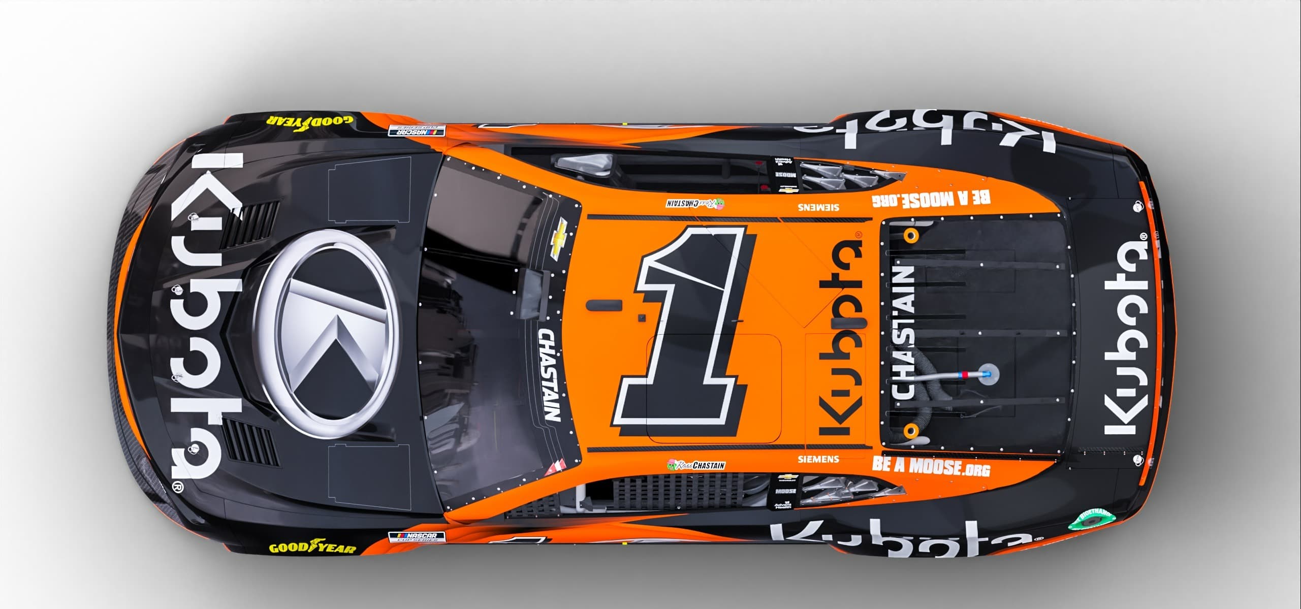 Kubota Suits Up with Ross Chastain and Daniel Suárez to Sponsor Trackhouse Chevrolets in Six 2023 NASCAR Cup Series Season Races