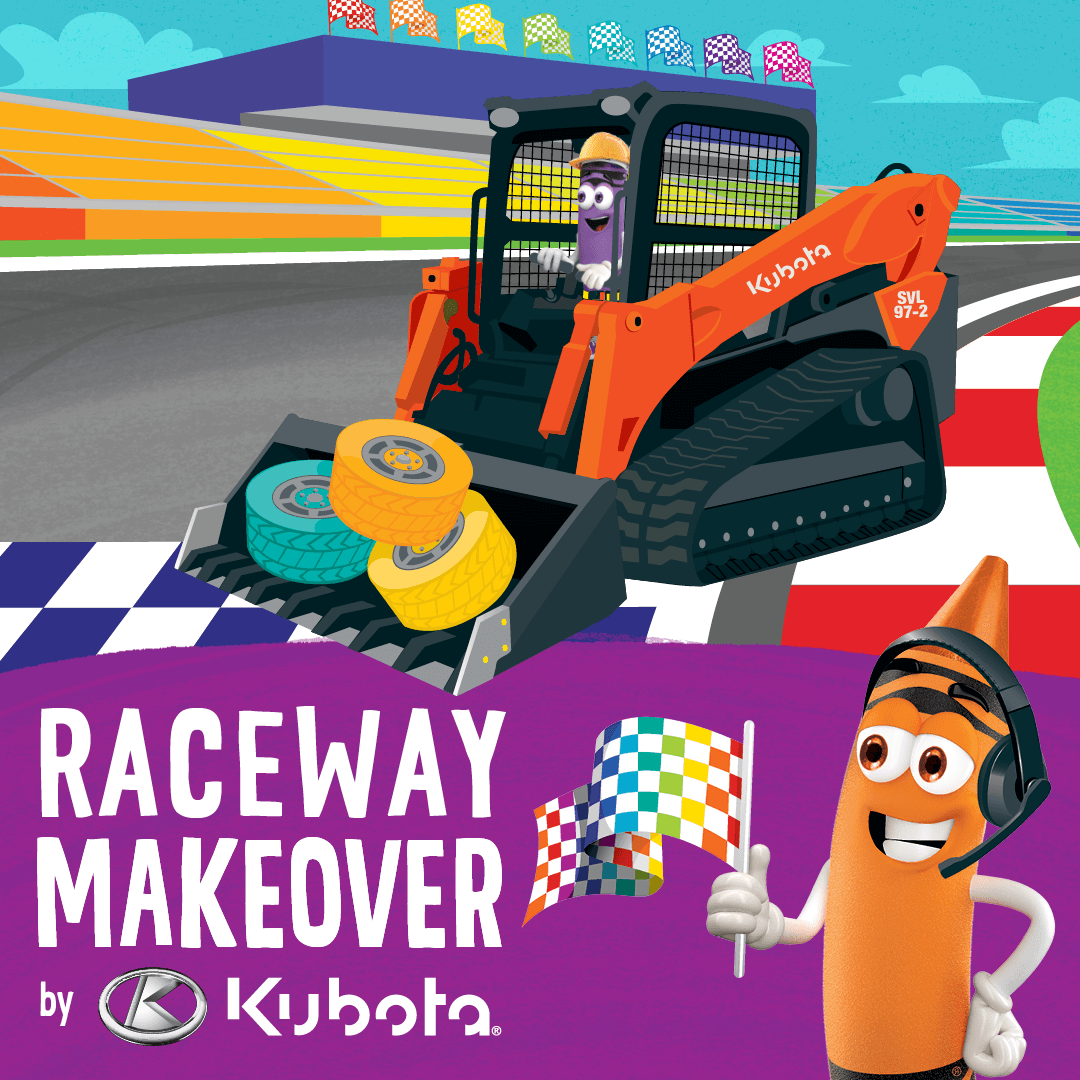 Start Your Engines: Kubota Refuels Partnership with Crayola Bringing Kids Together for Community Teamwork