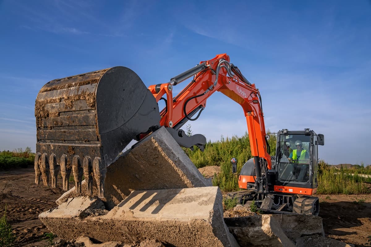 The New KX080-5: Kubota Introduces Upgraded Top-of-the-Line Model to Its Excavator Lineup