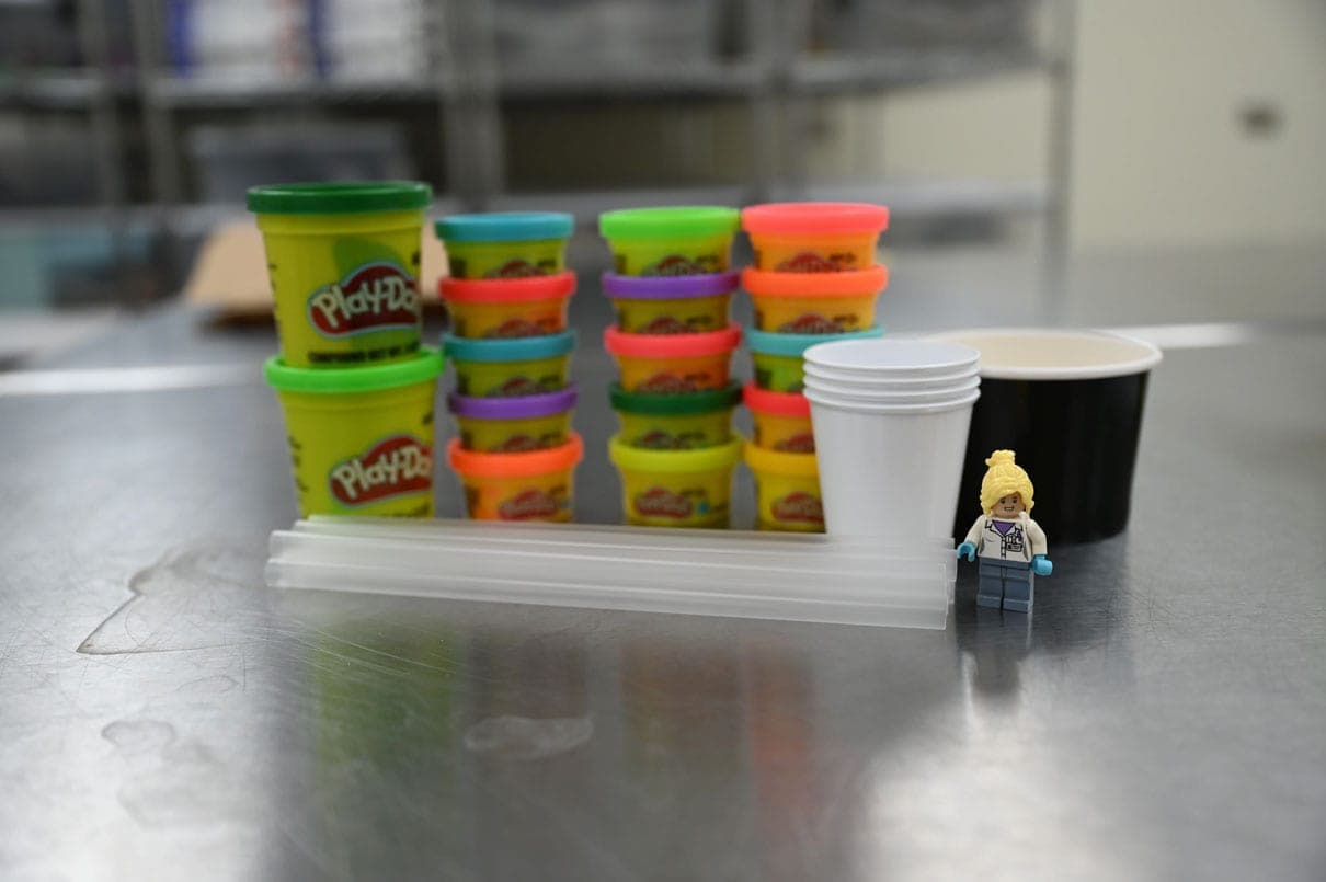 Sampling with Play Doh