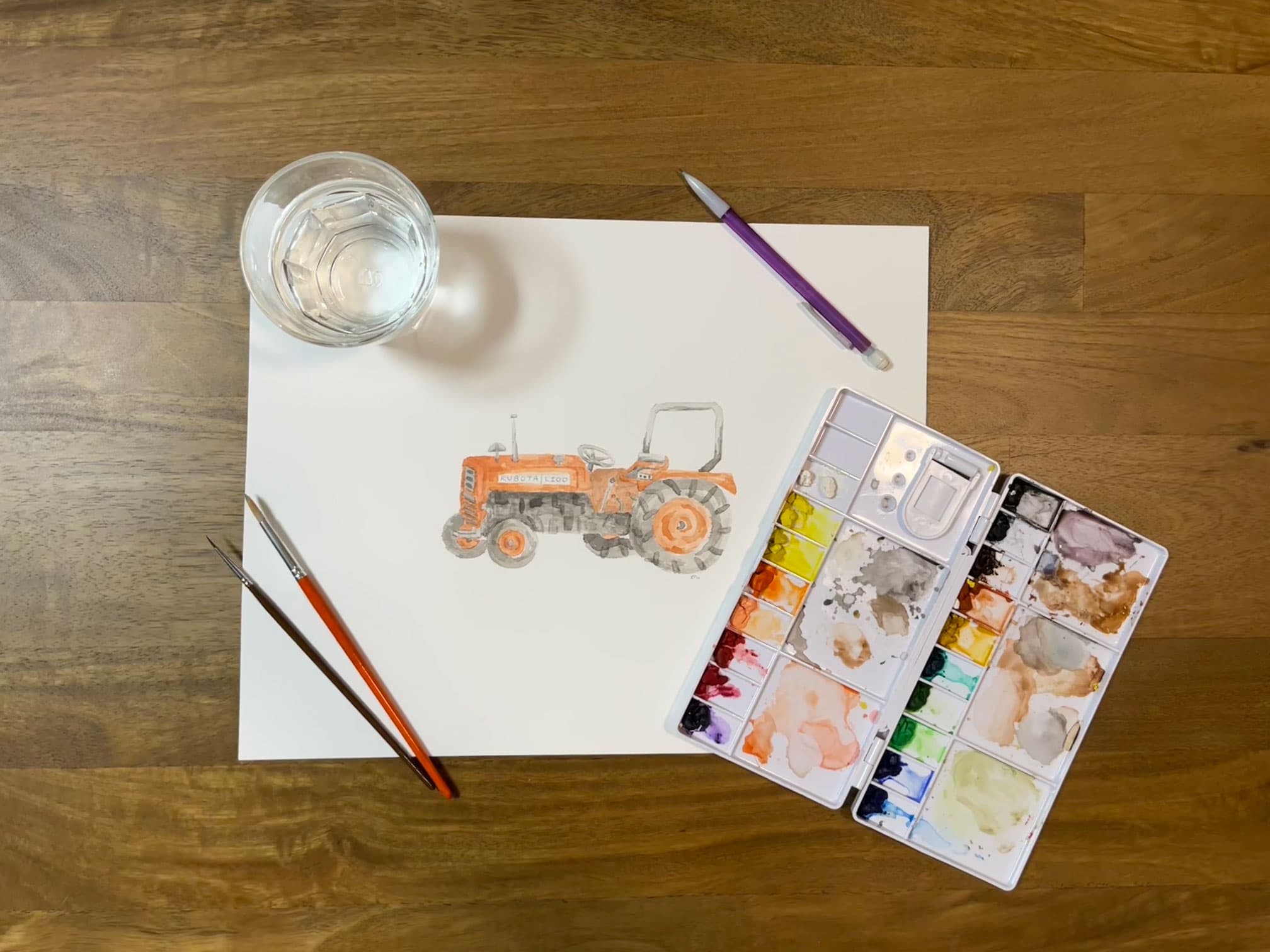 Watercolor Painting with Leslie