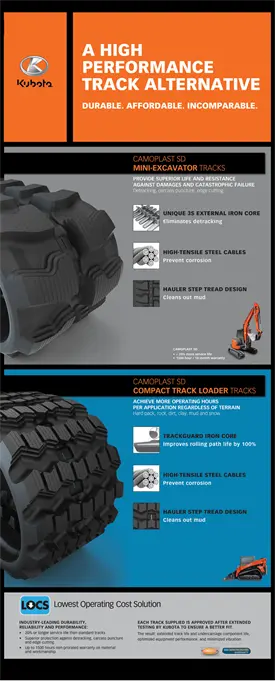 Kubota rubber tracks