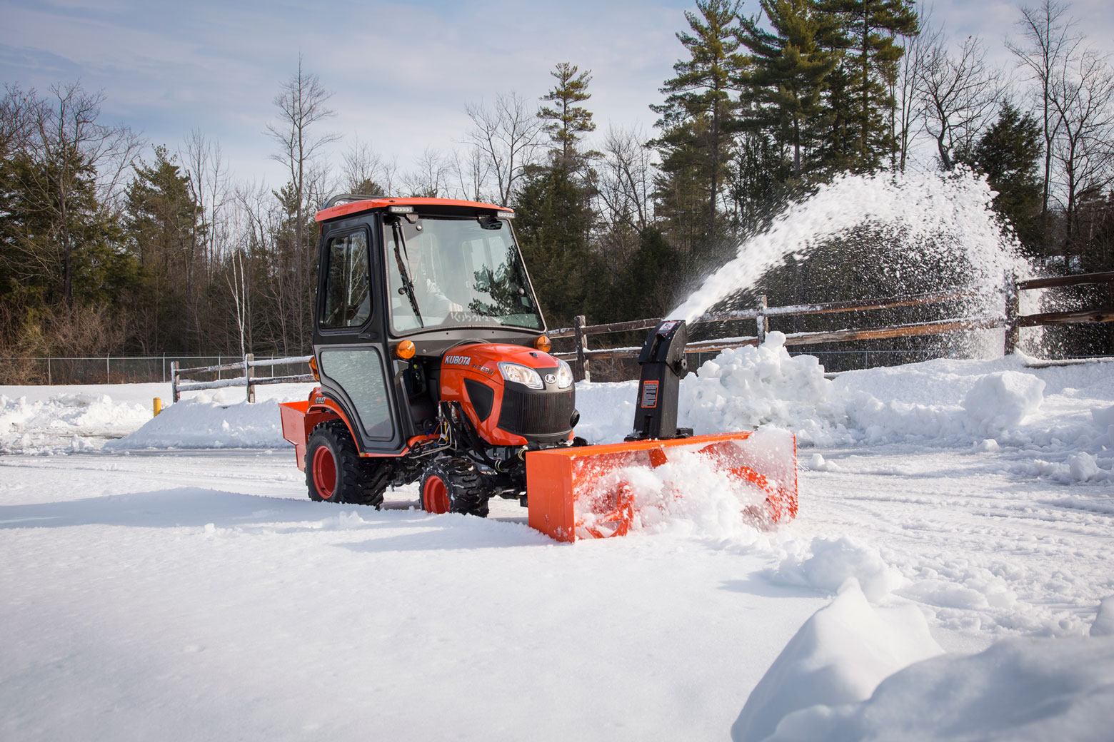 Setting-up and operating the Kubota BX Series Snow Blower Attachment