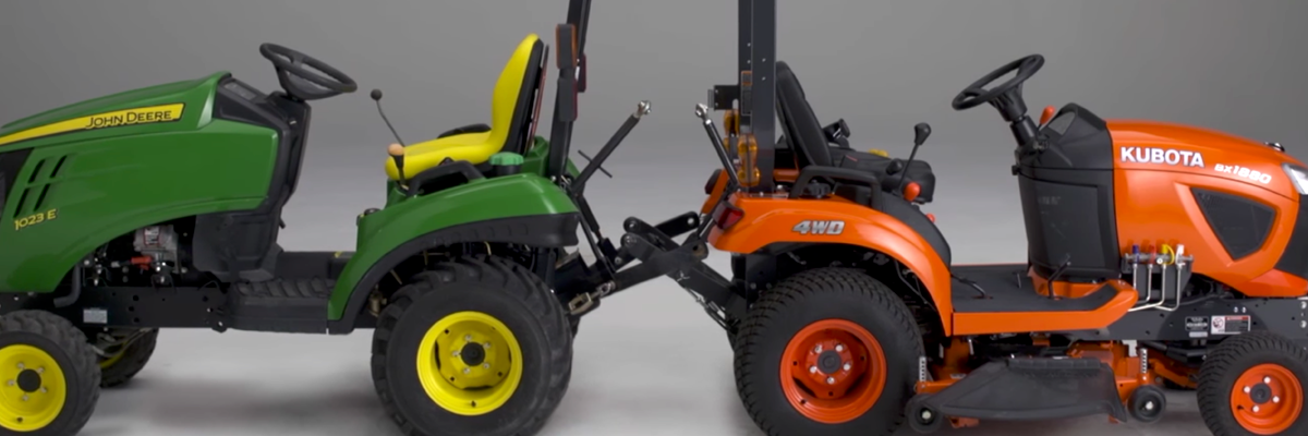 Sub Compact Tractor Comparison Kubota Bx1880 Vs John Deere 1023e