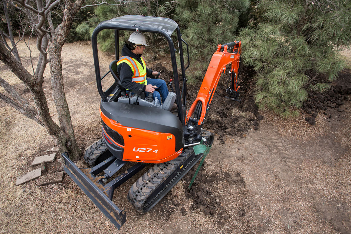 Miniature 1/24 Excavatrice KUBOTA U27-4 - Promotionnel - Modèle BTP Collection