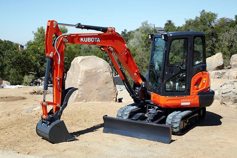 vinge Årligt jazz Construction - Compact Excavators - KX040-4 | Kubota