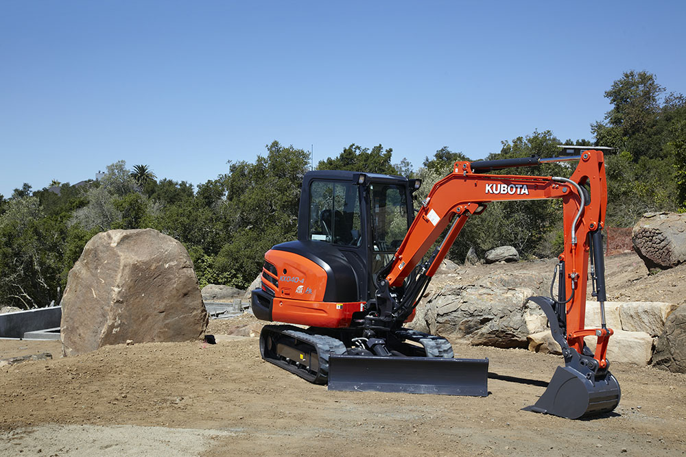 vinge Årligt jazz Construction - Compact Excavators - KX040-4 | Kubota