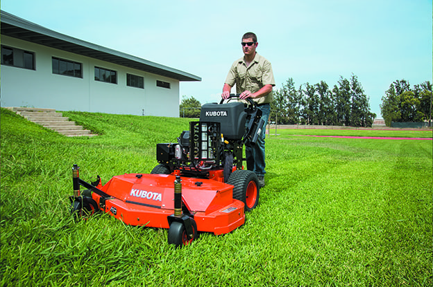 Kubota walk online behind mower