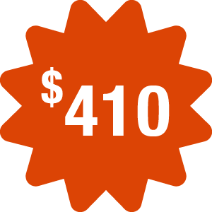 $410/month