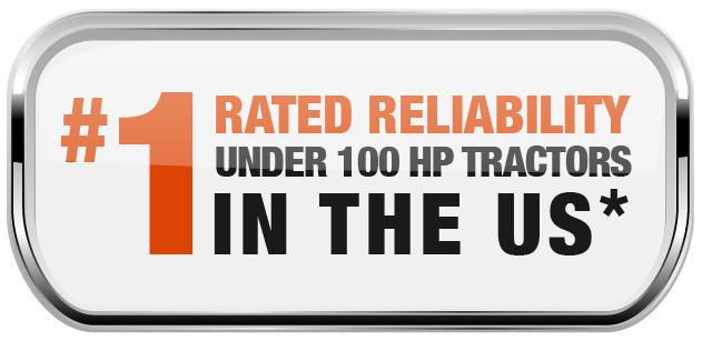 #1 rated reliability under 100hp tractor in the USA