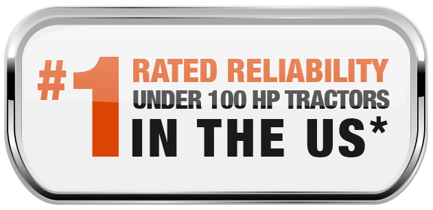 #1 rated reliability under 100hp tractor in the USA