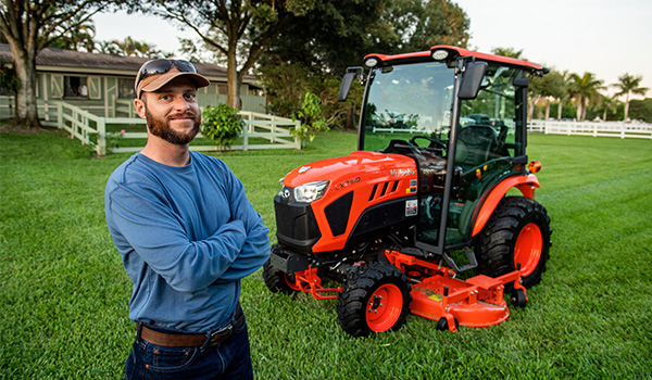 Man with Tractor